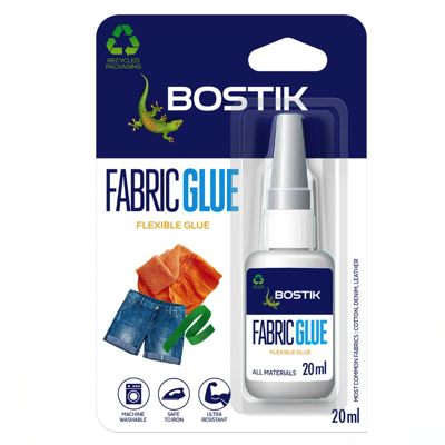 BOSTIK FABRIC GLUE 20ML